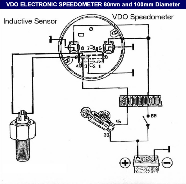 Tas Automotive Auto Electrical S, Vdo Wiring Diagram For Tachometer