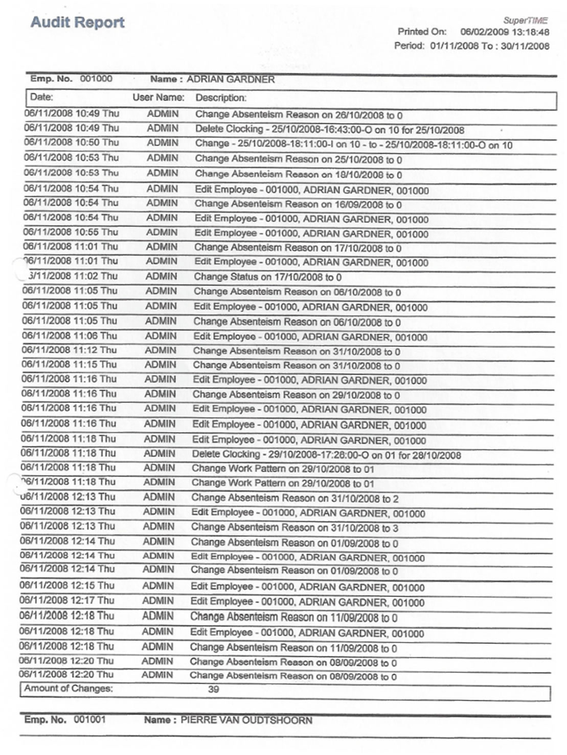 Late-arrivals-report